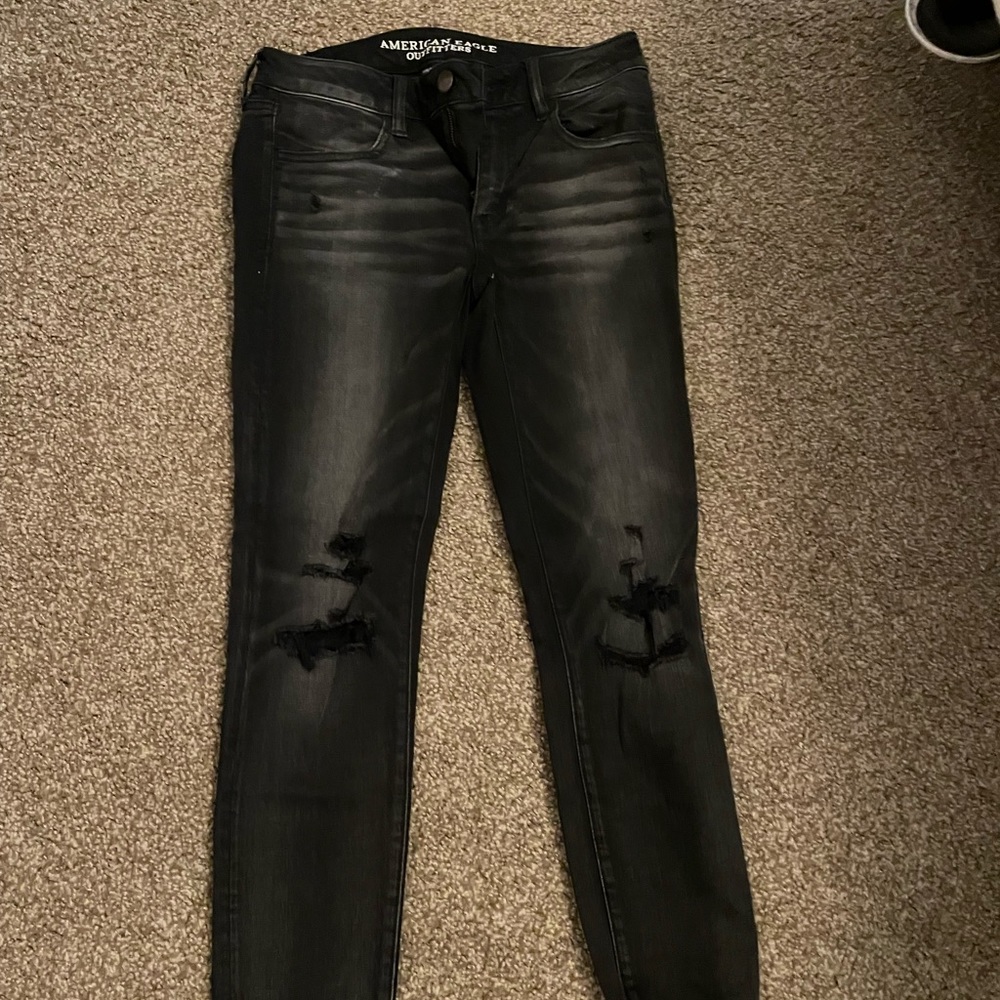 AEO Black Jeggings